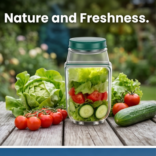 Salad Pod Jar™ – Fresh & Leak-Proof Lunch Container